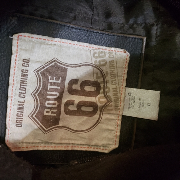 Original Clothing Company Route 66 Leather Jacket - Picture 5 of 5